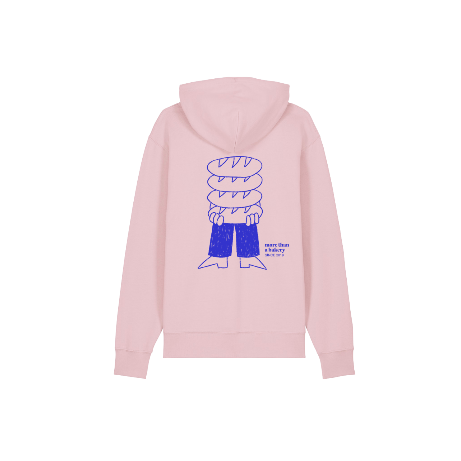 the pink hoodie