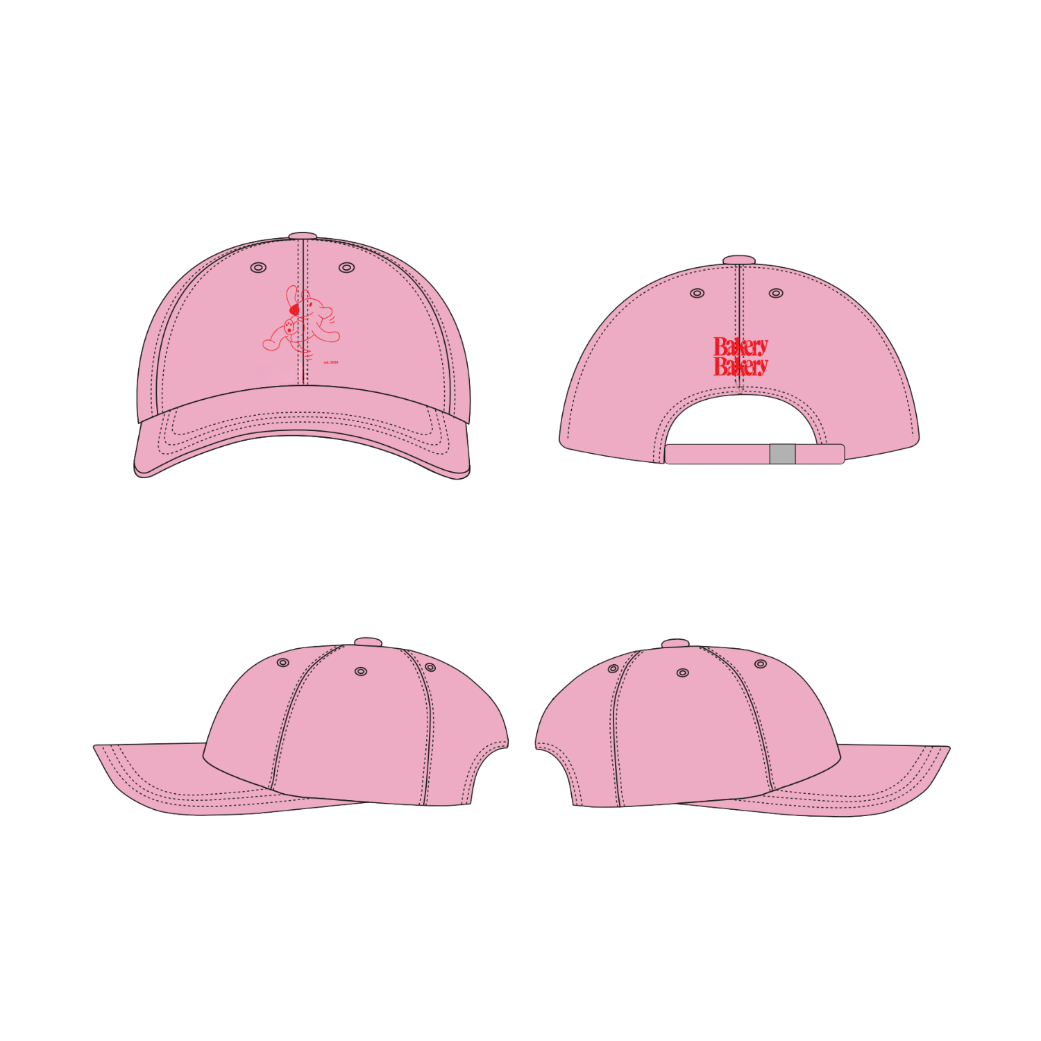 the pink cap