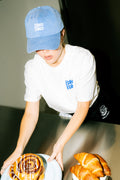 the blue cap