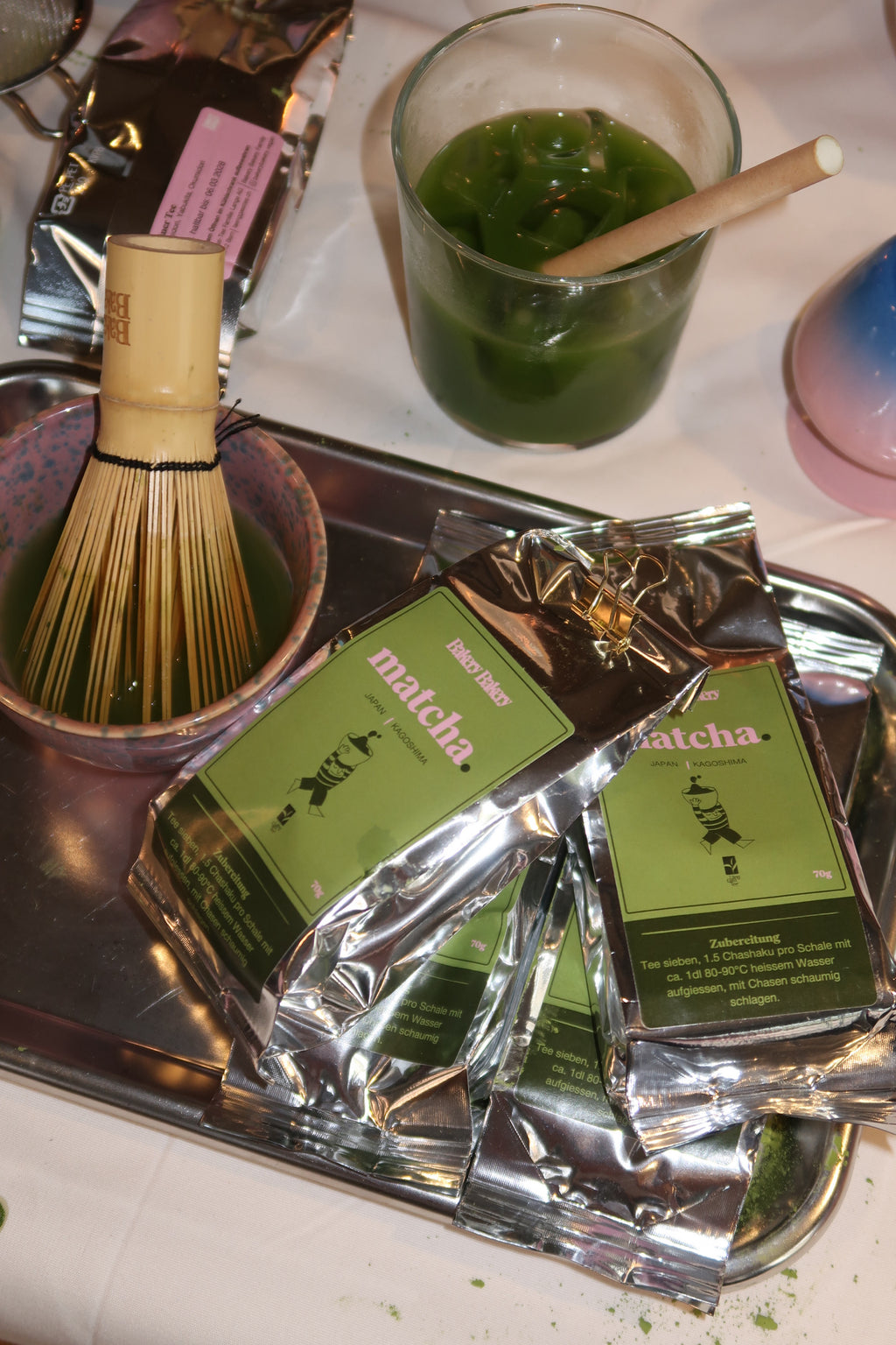 the matcha powder